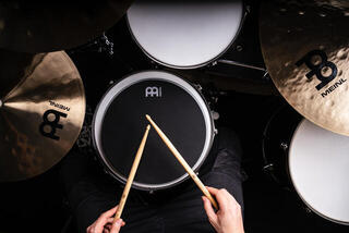 Tréningový pad Meinl MDSP12GY Double Sided Tréningový pad Gray 12" - 7
