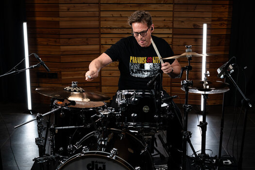 Ride Cymbal Meinl Byzance Brilliant Flex Thomas Lang 21" Ride Cymbal - 11