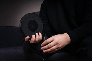 Tréningový pad Meinl MPP-6-BK Tréningový pad Black 6" - 7