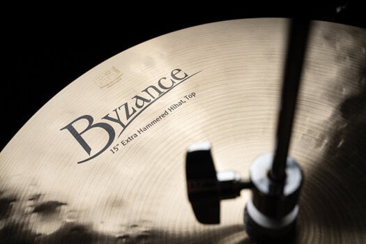 Hi-Hat bekken Meinl Byzance Traditional Extra Hammered 15" Hi-Hat bekken - 11