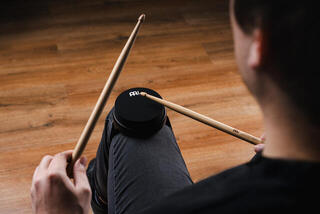 Training Pad Meinl MKMP4BK Knee Marshmallow Practice Pad Black 4" - 5