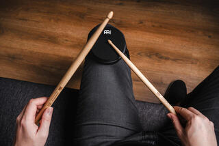 Training Pad Meinl MKMP4BK Knee Marshmallow Practice Pad Black 4" - 7
