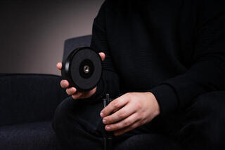 Tréningový pad Meinl MMP4BK Marshmallow Tréningový pad Black 4" - 7