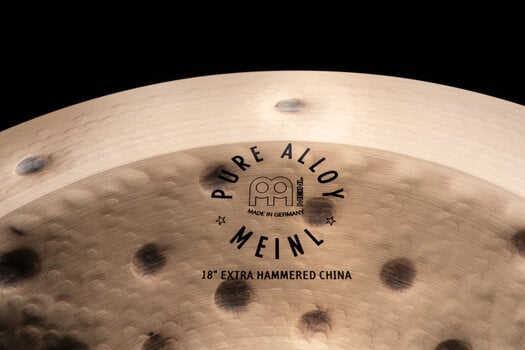 China Cymbal Meinl Pure Alloy Extra Hammered 18" China Cymbal - 11