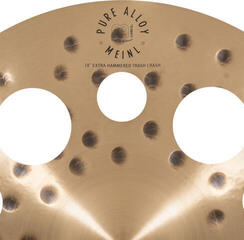 Crash Cymbal Meinl Pure Alloy Extra Hammered Trash 18" Crash Cymbal - 4
