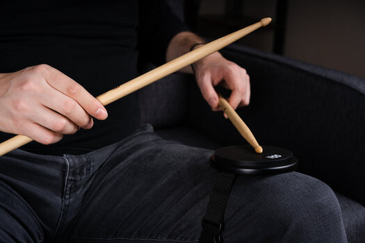 Практис-пад за барабани Meinl MKPP4BK Knee Тренировъчна подложка Black 4" - 7