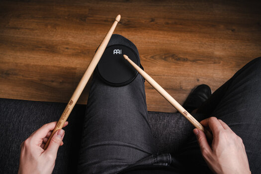 Практис-пад за барабани Meinl MKPP4BK Knee Тренировъчна подложка Black 4" - 8