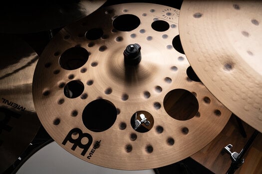 Crash Cymbal Meinl Pure Alloy Extra Hammered Trash 18" Crash Cymbal - 11