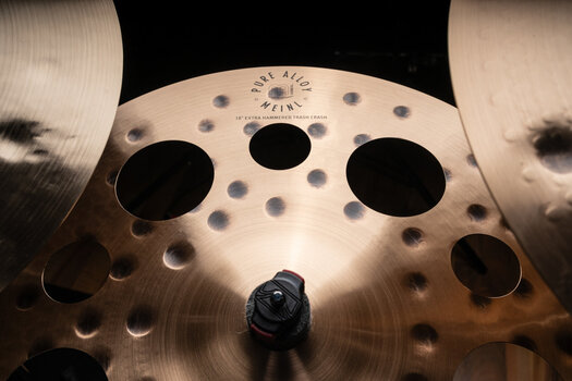Crash Cymbal Meinl Pure Alloy Extra Hammered Trash 18" Crash Cymbal - 12