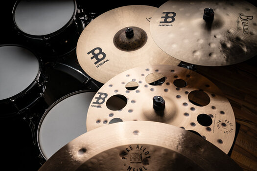 Crash Cymbal Meinl Pure Alloy Extra Hammered Trash 18" Crash Cymbal - 13