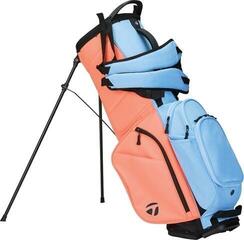 Stand Bag TaylorMade Flextech Crossover Stand Bag Coral/Light Blue - 1