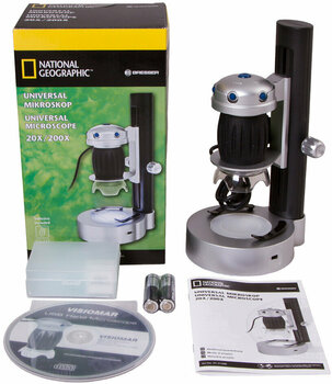 Mikroskooppi Bresser National Geographic Digital USB Microscope w/stand - 5