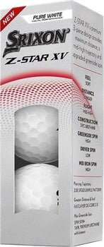 Golfové lopty Srixon Z-Star XV 9 Pure White Štandardná ponuka Golfové lopty - 8