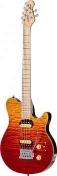 Gitara elektryczna Sterling by MusicMan Axis AX3QM Spectrum Red Gitara elektryczna (Jak nowe) - 6