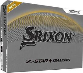 Golfové lopty Srixon Z-Star Diamond Pure White Štandardná ponuka Golfové lopty - 1