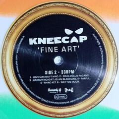Vinylplade Kneecap - Fine Art (Orange/Yellow/Green Coloured) (LP) - 3