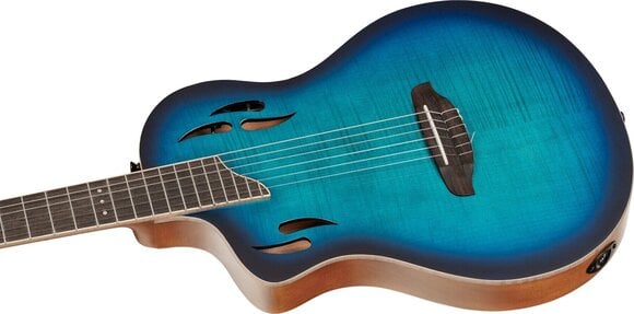 Classical Guitar with Preamp Ortega RTPDLX-FMA-L 4/4 Flamed Maple Blue Classical Guitar with Preamp - 8