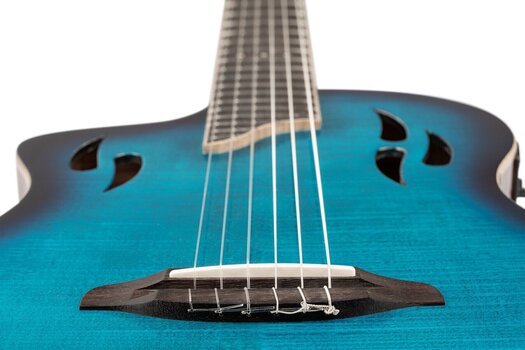 Classical Guitar with Preamp Ortega RTPDLX-FMA-L 4/4 Flamed Maple Blue Classical Guitar with Preamp - 11