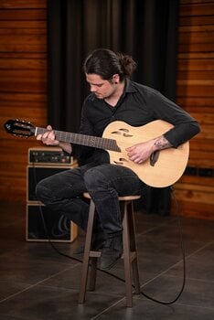 Classical Guitar with Preamp Ortega RTPSTD-NAT-L 4/4 Natural Classical Guitar with Preamp - 16