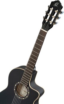Gitara klasyczna z przetwornikiem Ortega RCE125SBK-3/4 3/4 Satin Black Gitara klasyczna z przetwornikiem - 8