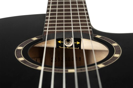 Gitara klasyczna z przetwornikiem Ortega RCE125SBK-3/4 3/4 Satin Black Gitara klasyczna z przetwornikiem - 13