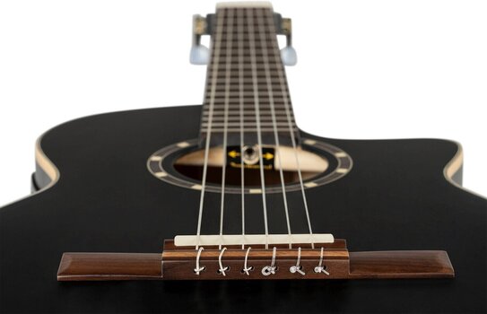 Gitara klasyczna z przetwornikiem Ortega RCE125SBK-3/4 3/4 Satin Black Gitara klasyczna z przetwornikiem - 14