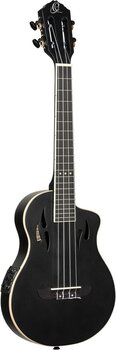 Tenor Ukulele Ortega RTPS-U-SBK Satin Black Tenor Ukulele - 3