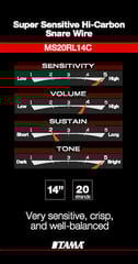 Caisse claire Tama MES1465U-VMMF Starclassic Maple Exotic 14" Marine Shoreline Movingui Fade Caisse claire - 2