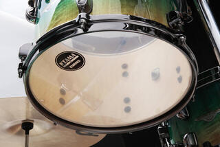 Tom-Tom Tama MET1007B-VMMF Starclassic Maple Exotic 10" Marine Shoreline Movingui Fade Tom-Tom - 2