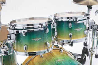 Tom-Tom Tama MET0806-VMMF Starclassic Maple Exotic 8" Marine Shoreline Movingui Fade Tom-Tom - 1