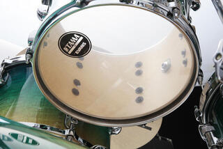 Tom-Tom Tama MET0806-VMMF Starclassic Maple Exotic 8" Marine Shoreline Movingui Fade Tom-Tom - 2