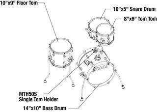 Trummikomplekt Tama LJK44S-ISP Club-Jam Flyer Indigo Sparkle Trummikomplekt - 1