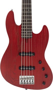 5-strenget basguitar Sire Marcus Miller V6-5 Candy Apple Red 5-strenget basguitar - 4