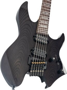 Headless китара Sire Larry Carlton X6 Transparent Black Headless китара - 5