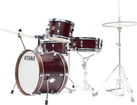 Akoestisch drumstel Tama LJL48S-SBE Club-Jam Satin Burgundy Elm Akoestisch drumstel - 2