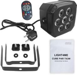 LED PAR Light4Me CUBE 7X3W LED PAR - 4
