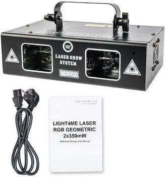 Efekt świetlny Laser Light4Me RGB GEOMETRIC 350mW Efekt świetlny Laser - 7
