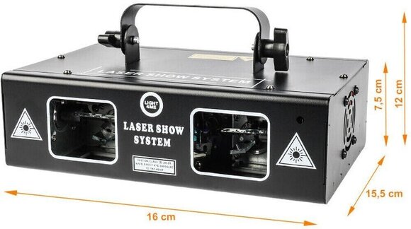 Efekt świetlny Laser Light4Me RGB GEOMETRIC 350mW Efekt świetlny Laser - 6