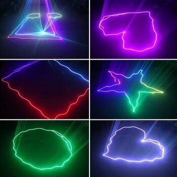 Диско лазер Light4Me RGB GEOMETRIC 500mW Диско лазер - 7