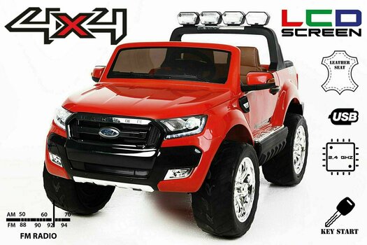 Electric Toy Car Beneo Ford Ranger Wildtrak 4X4 Red Electric Toy Car - 4
