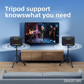 Speaker Portatile Zealot S95 Black Speaker Portatile - 11