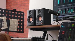 HiFi-Kabellose Lautsprecher
 Edifier MR3 HiFi-Kabellose Lautsprecher Black 2 Stck - 5