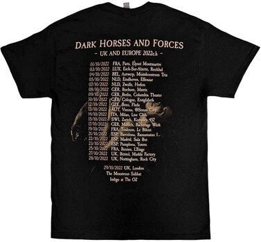T-Shirt Cradle Of Filth Dark Horses Back Print Black M T-Shirt - 2
