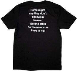 T-shirt Oasis Some Mightay Lyric Back Print Unisex Black - 1