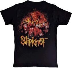 Koszulka Slipknot The End, So Far Flame Logo Back Print Unisex Koszulka z krótkim rękawem/Black/Krótkie - 1
