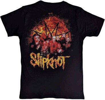 T-shirt Slipknot The End, So Far Flame Logo Back Print Black M T-shirt - 2