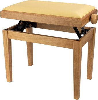Дървена табуретка за пиано Pianonova HY-PJ023 Дървена табуретка за пиано Natural - 4