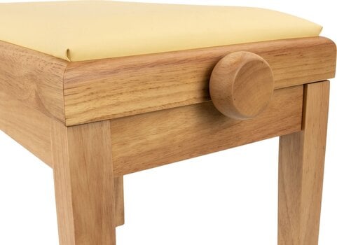 Дървена табуретка за пиано Pianonova HY-PJ023 Дървена табуретка за пиано Natural - 5