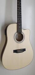 Elektroakusztikus gitár SX SD304TCE Natural Elektroakusztikus gitár (Sérült) - 1