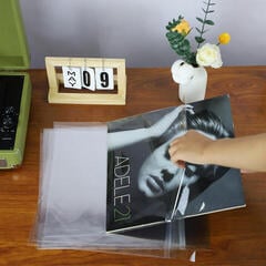 Hoes/koffer voor LP's Muziker OPPVinyl Record Outer Sleeve Pack LP-hoezen 100 - 4